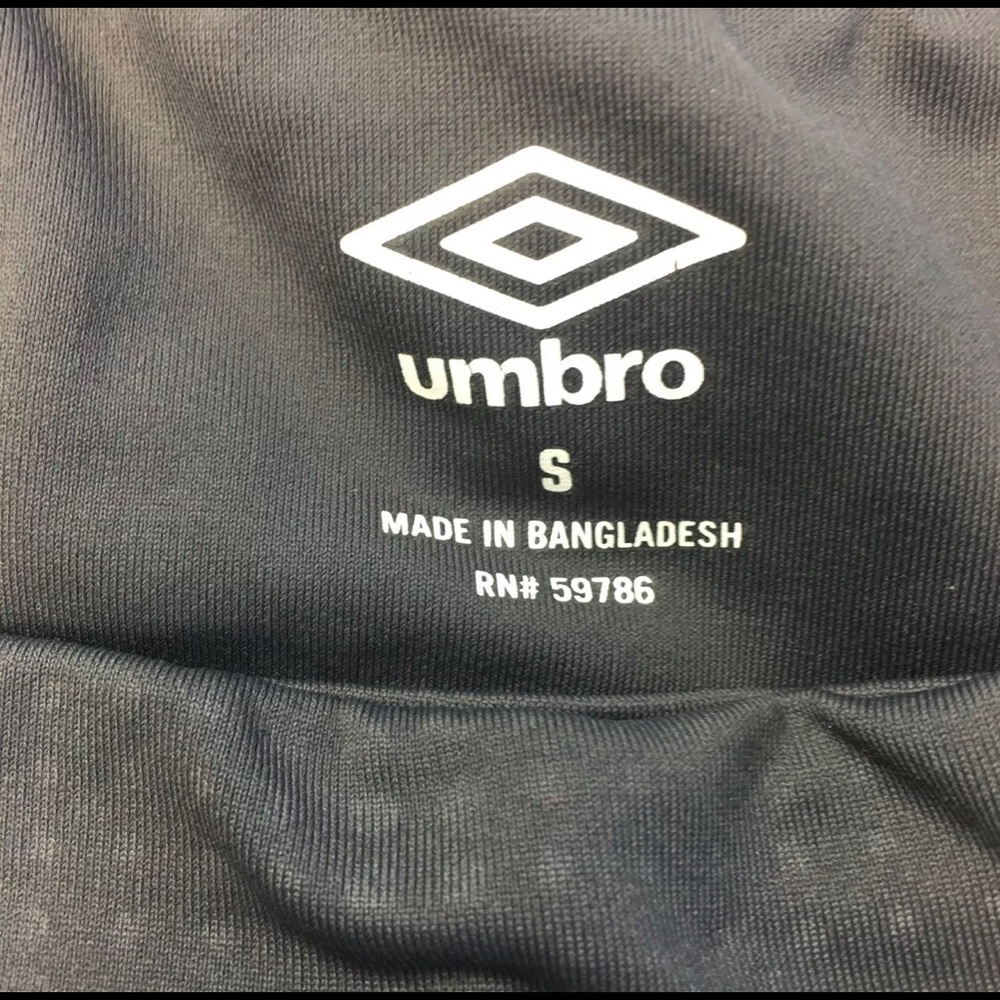 Umbro Capri Legging Pants Gray Dot Full Length S - Picture 2 of 8